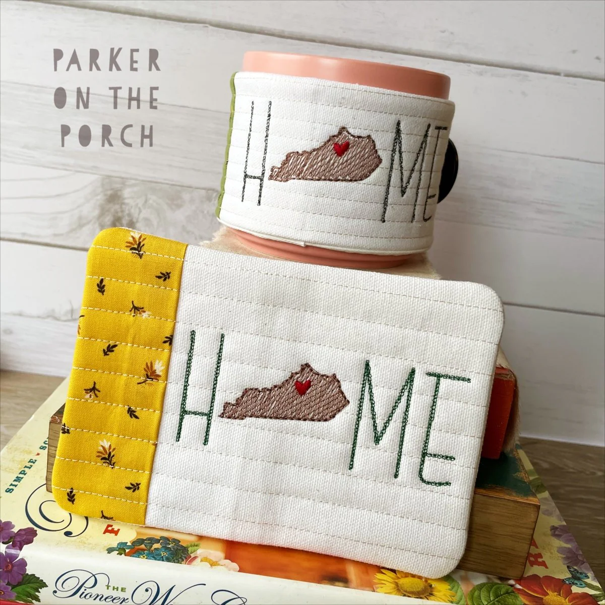 Digital Download - Home State - Mug Rug and Mug Wrap Bundle- Kentucky