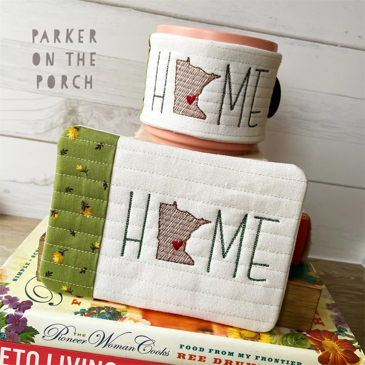 Digital Download - Home State - Mug Rug and Mug Wrap Bundle- Minnesota