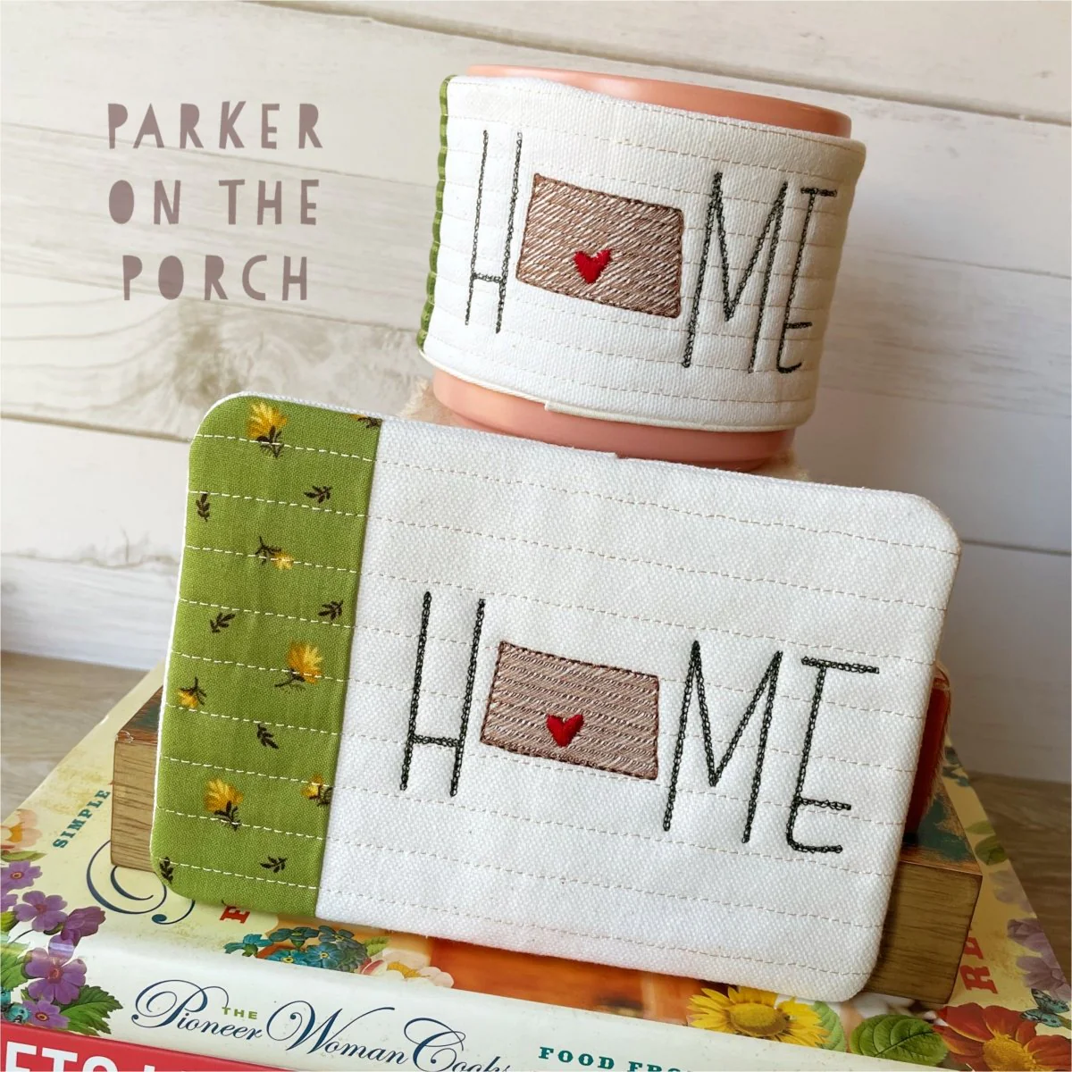 Digital Download - Home State - Mug Rug and Mug Wrap Bundle- North Dakota