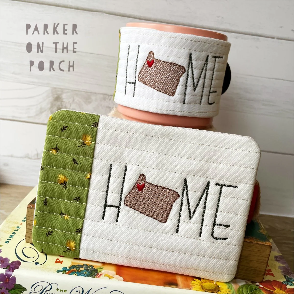 Digital Download - Home State - Mug Rug and Mug Wrap Bundle- Oregon