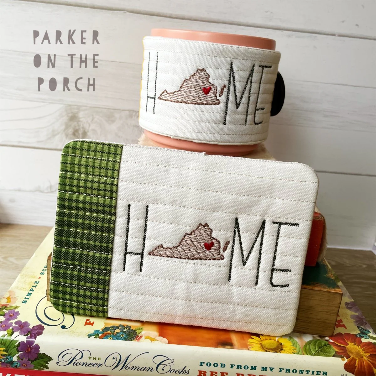 Digital Download - Home State - Mug Rug and Mug Wrap Bundle- Virginia