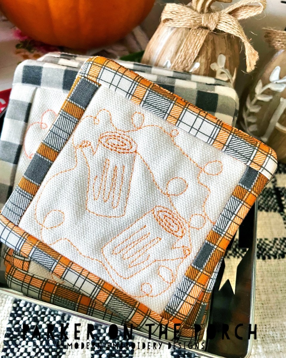 Digital Download - Home Sweet Home Collection- Quilted Coaster - BUNDLE - Image 4