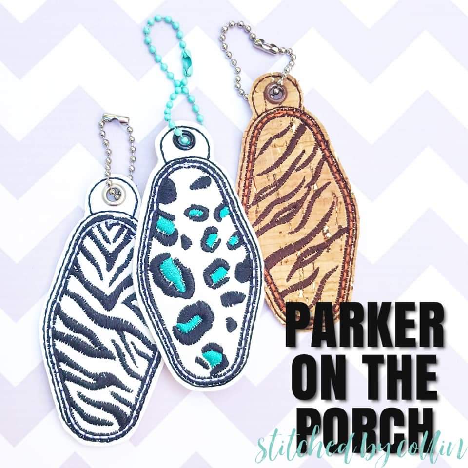 Digital Download - Hotel Key Animal Print Charm Set - Image 3