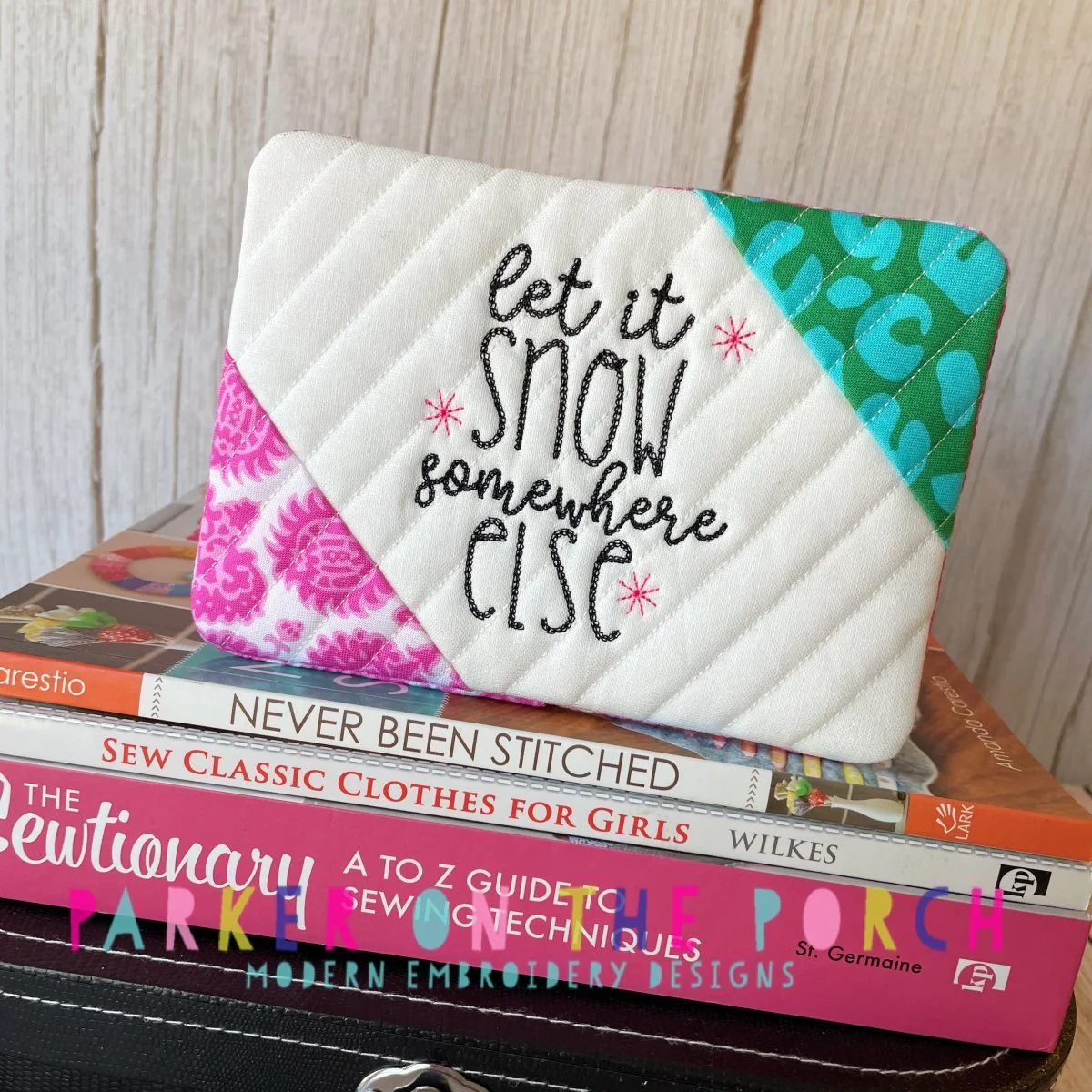 Digital Download - I Hate Winter Collection - Let it Snow Somewhere Else- Mug Rug