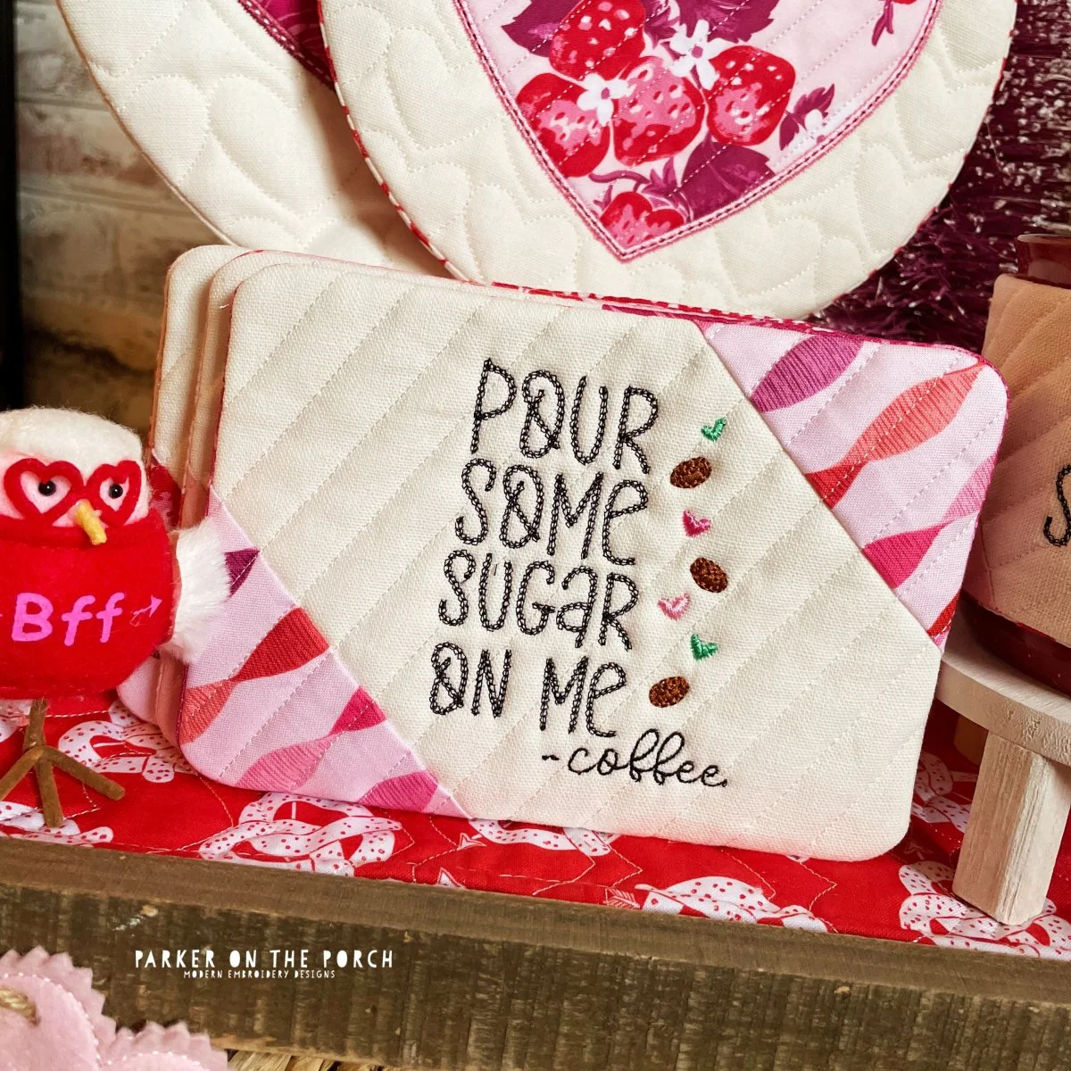 Digital Download - I Love Coffee Collection- Mug Rug - BUNDLE - Image 2