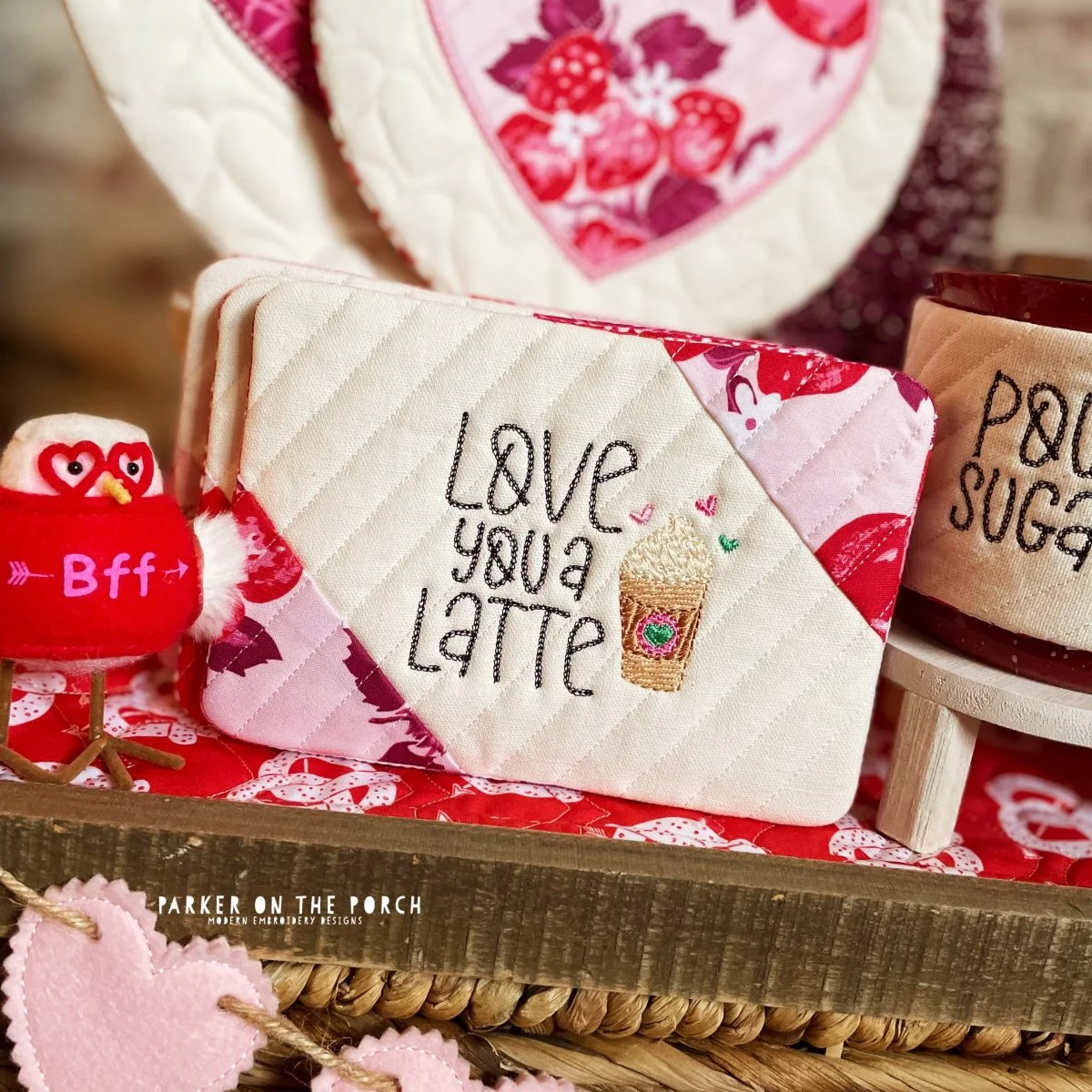 Digital Download - I Love Coffee Collection- Mug Rug - BUNDLE - Image 4
