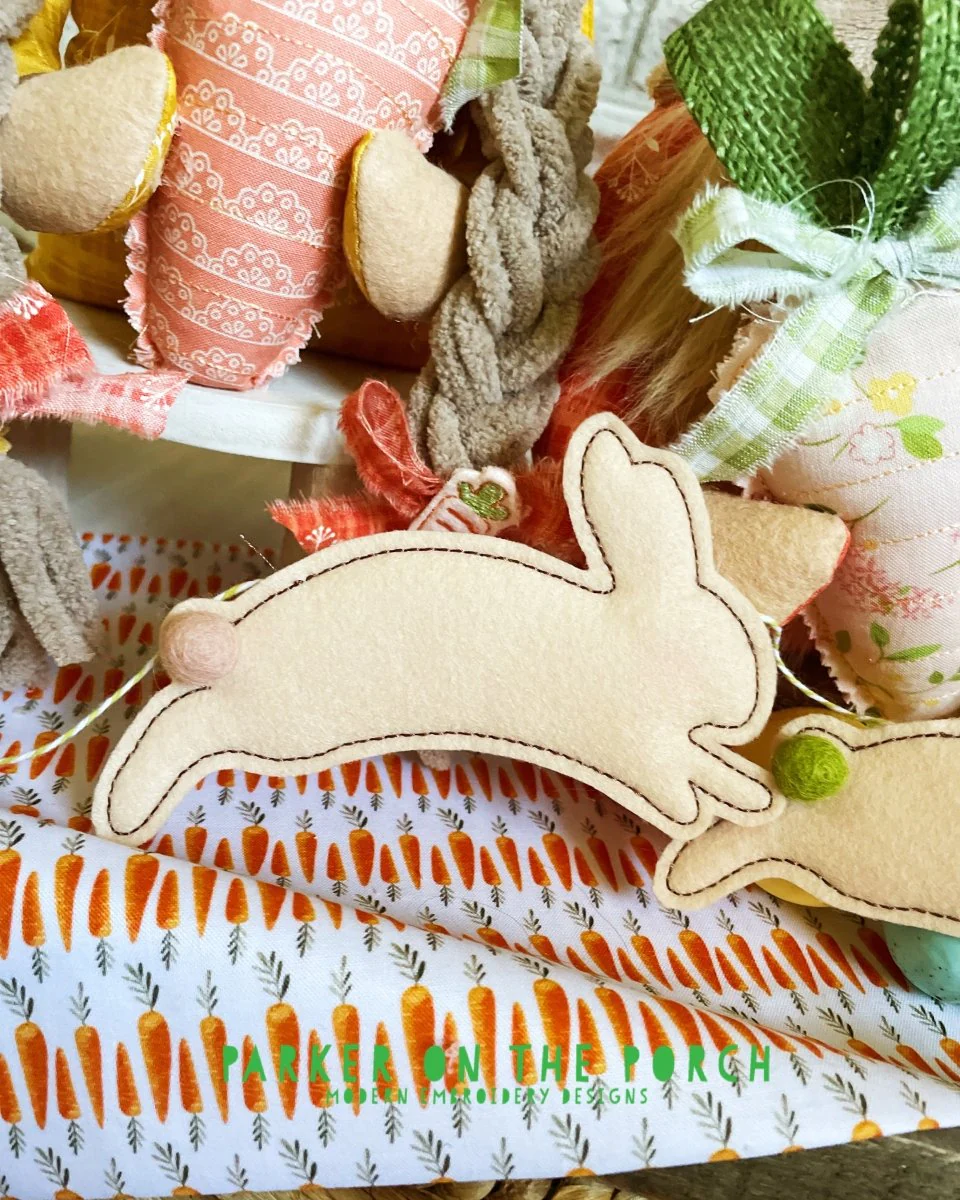 Digital Download - Jumping Bunny Puff Banner