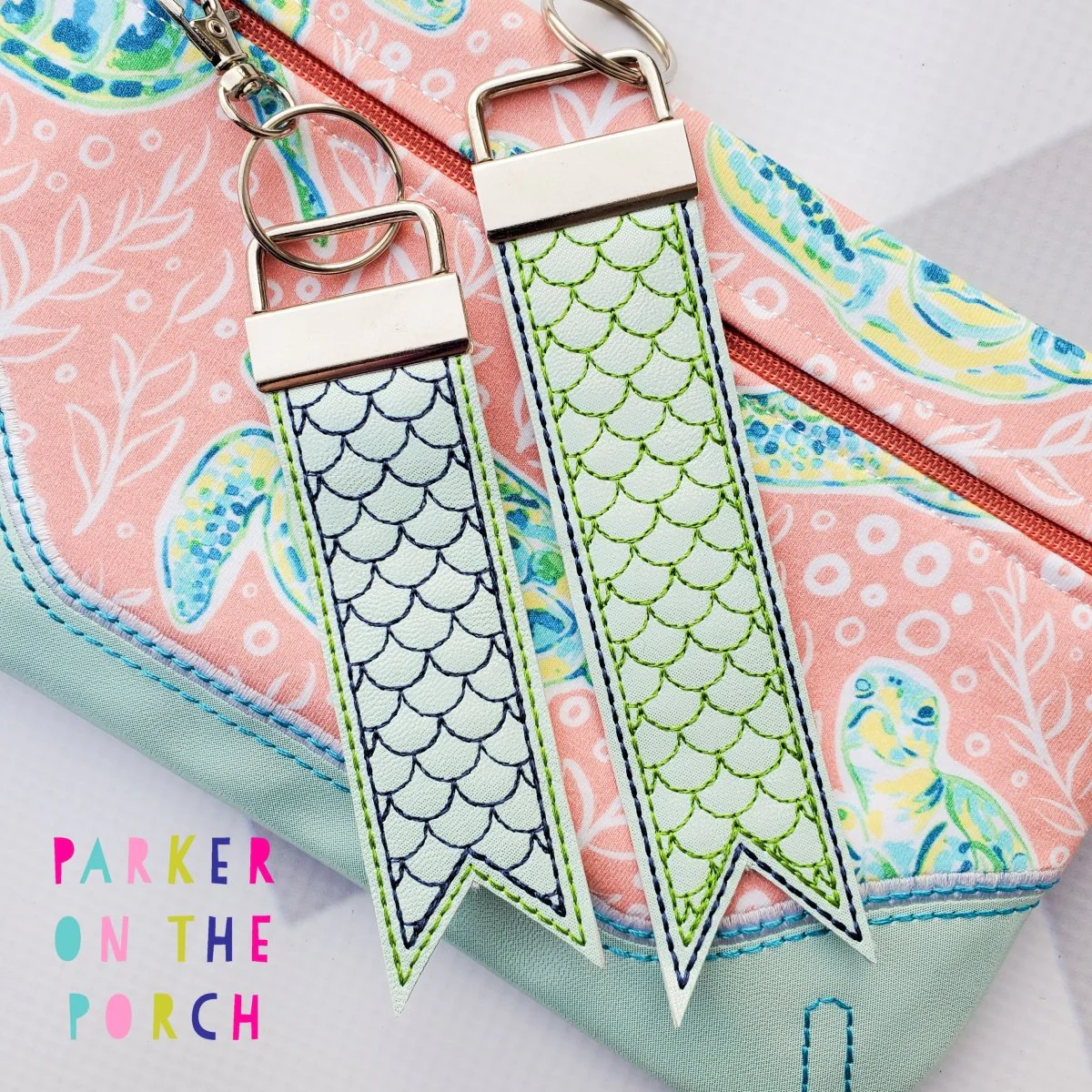 Digital Download- Keyfob Flag Fobs - Mermaid