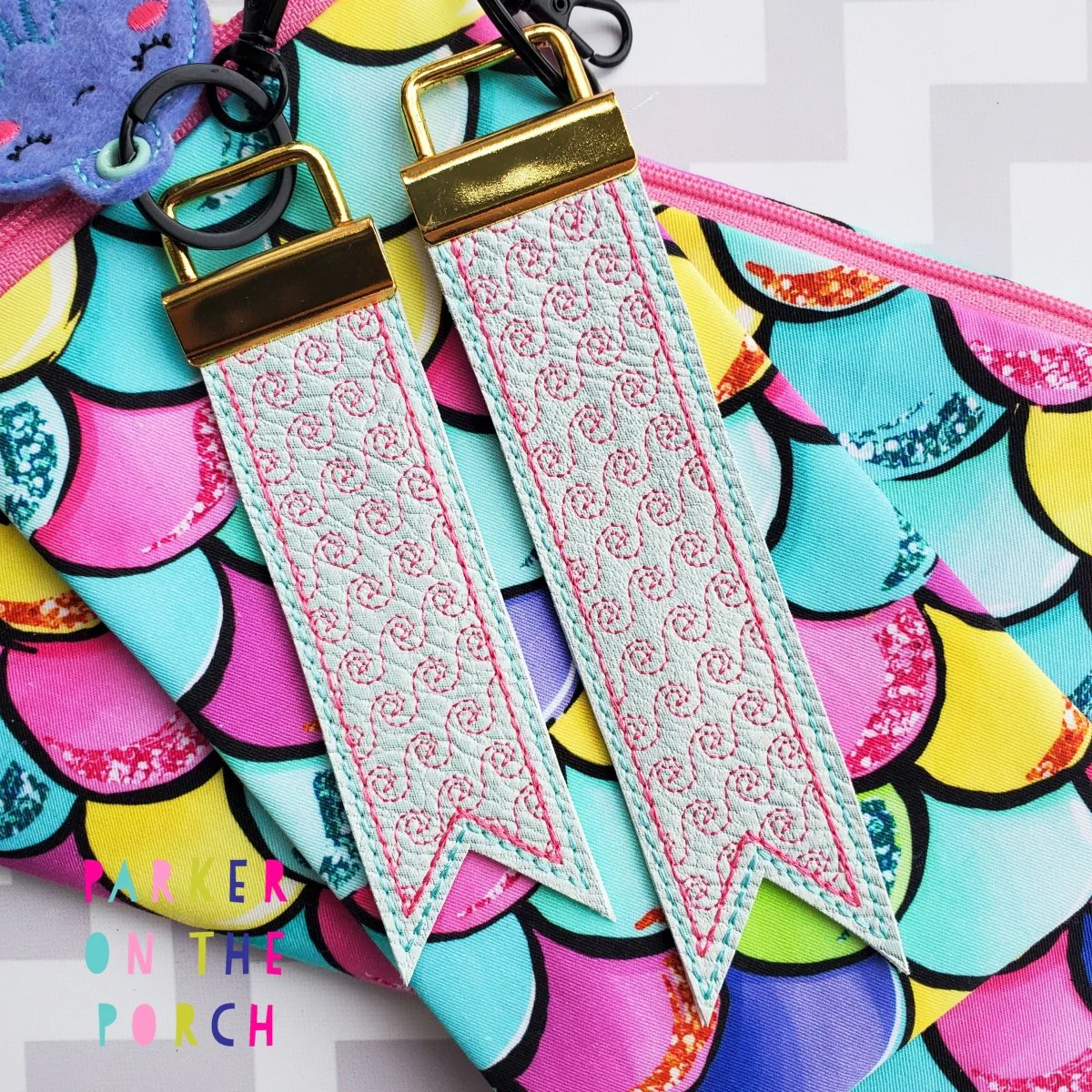 Digital Download- Keyfob Flag Fobs - Waves