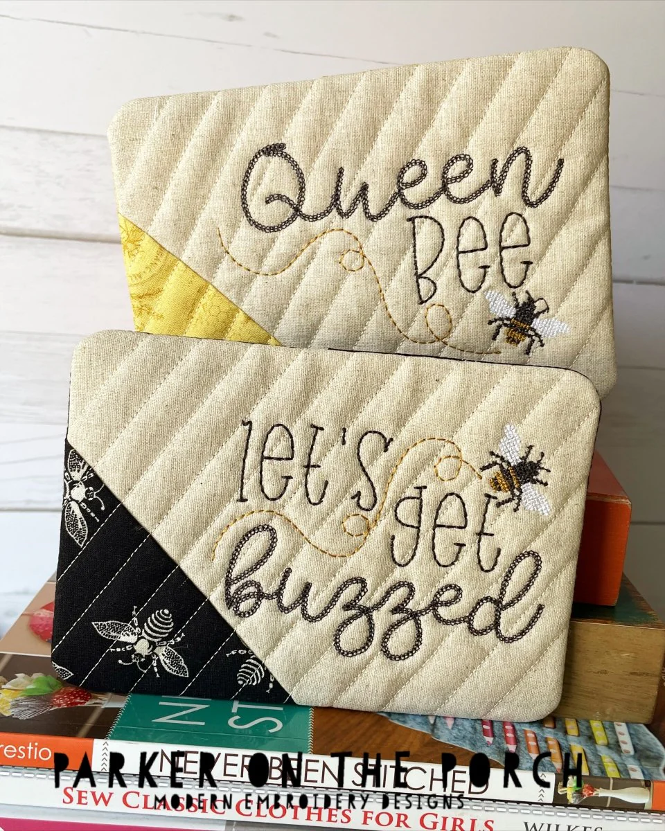 Digital Download - Let's Get Buzzed Collection - Mug Rug BUNDLE - Image 2