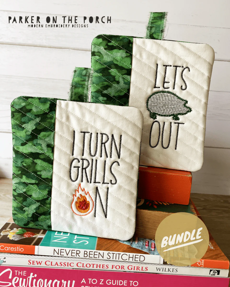 Digital Download -Lets Pig Out Hot Pad - BUNDLE