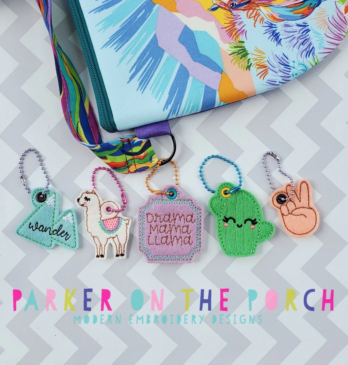 Digital Download - Drama Llama Collection- Llama Party Charm Set