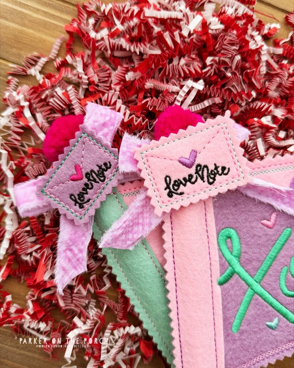 Digital Download - Love Note Feltie