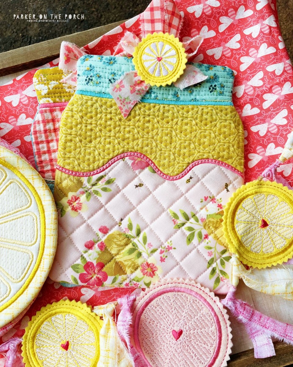 Digital Download - Mason Jar Mug Rug & Hot Pad set