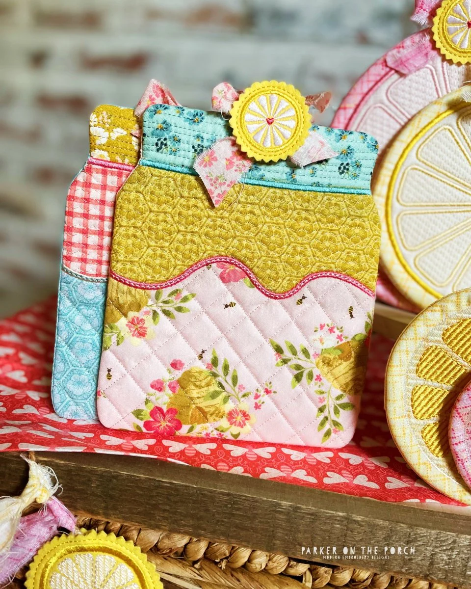 Digital Download - Mason Jar Mug Rug & Hot Pad set - Image 2