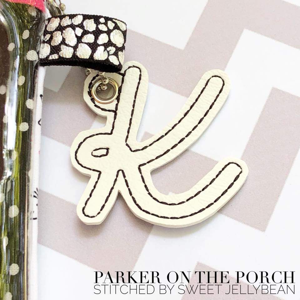 Digital Download - Mini Script Alpha Monogram Charm set - Image 4