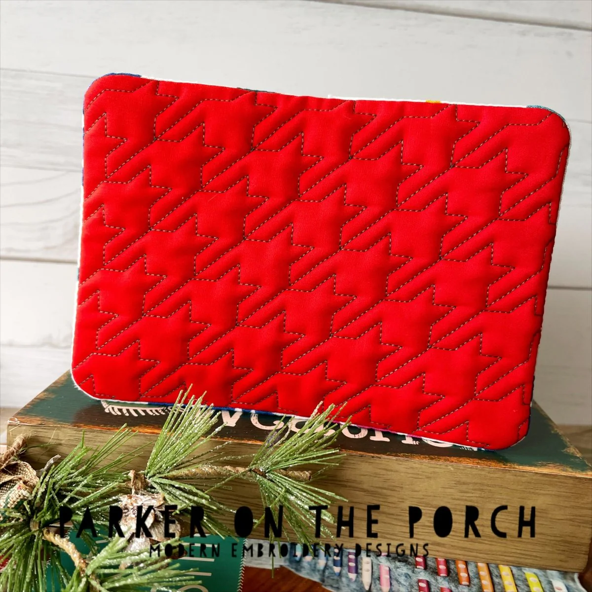 Digital Download - Mug Rug - Houndstooth