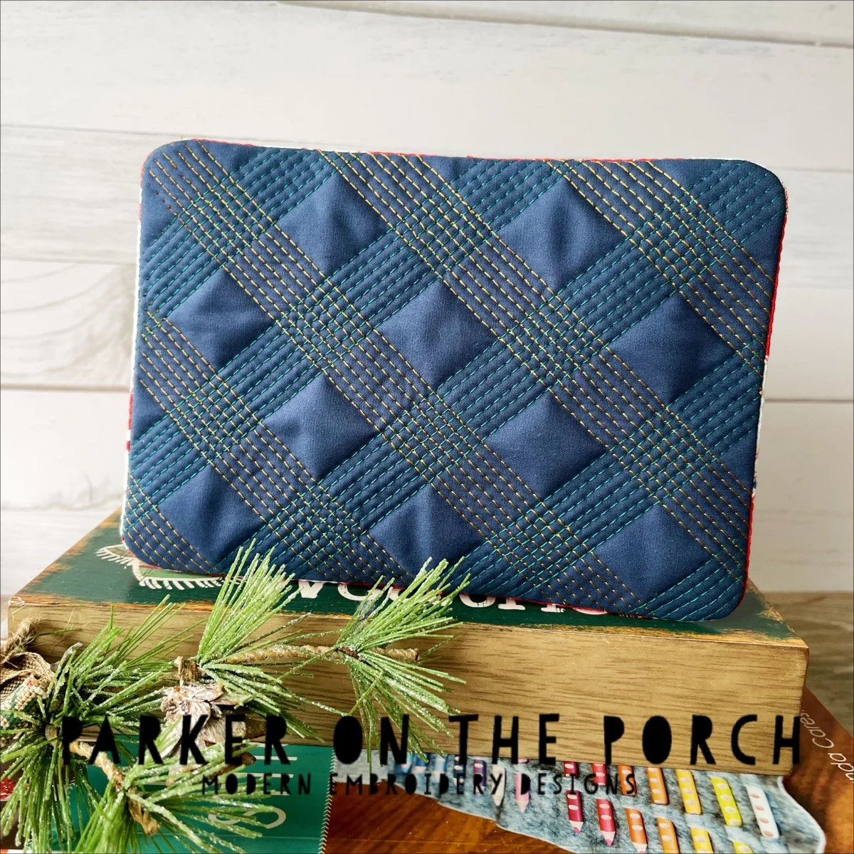 Digital Download - Mug Rug - Plaid