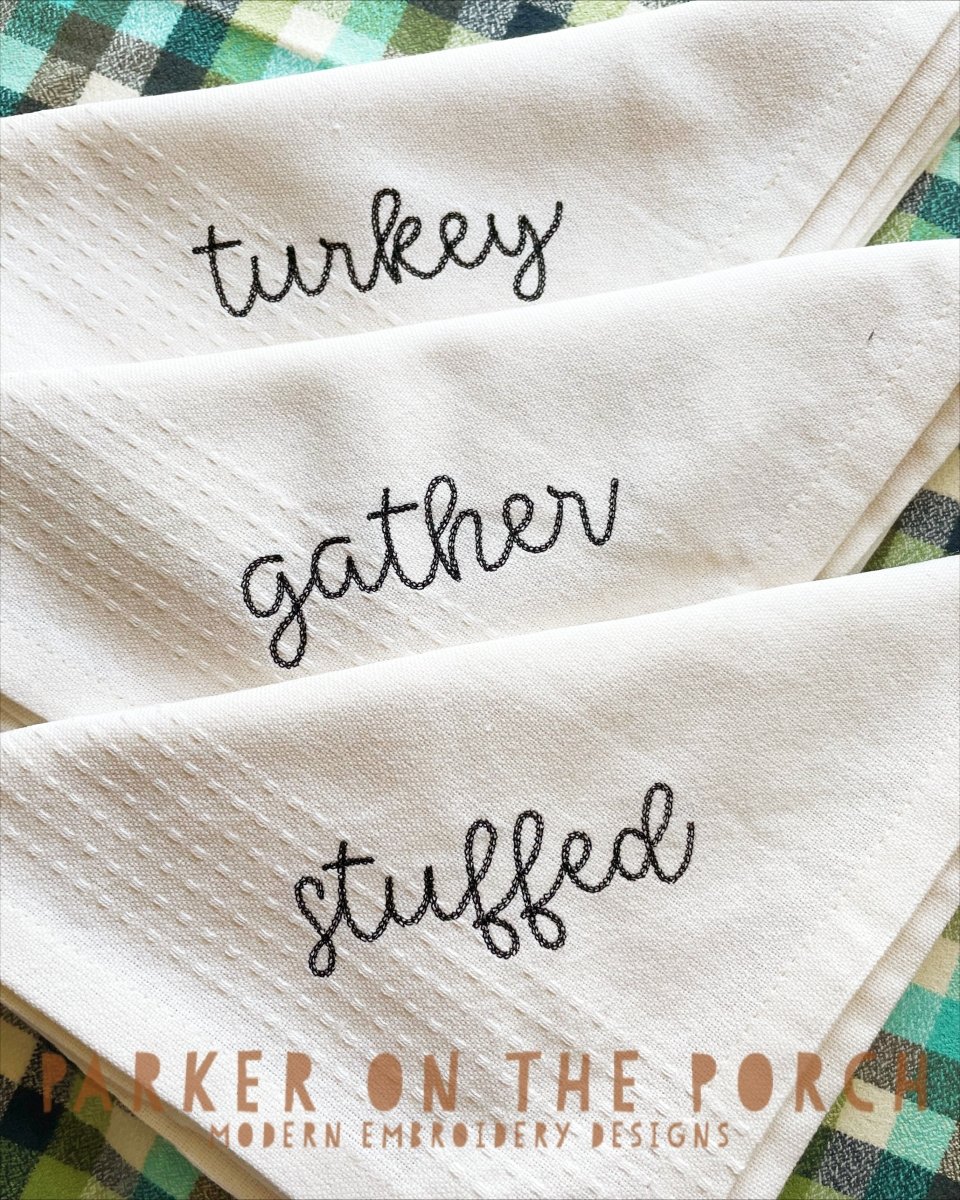 Digital Download- Napkin Template - Fall and Thanksgiving Phrases - Image 3