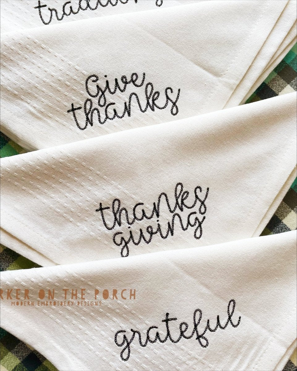 Digital Download- Napkin Template - Fall and Thanksgiving Phrases - Image 5