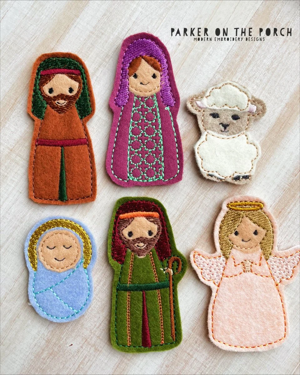 Digital Download - Nativity Feltie Set and Zipper Bag - Image 3