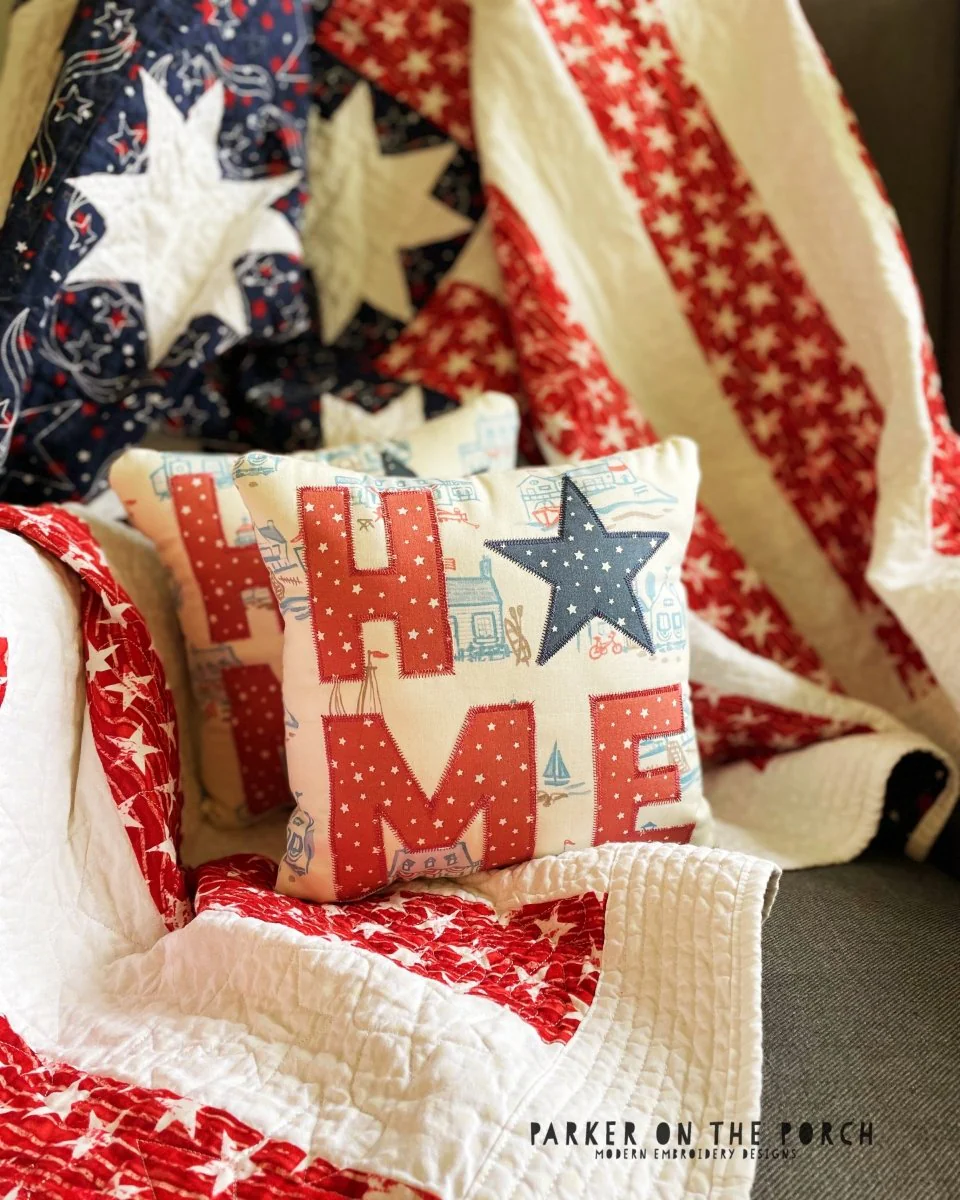 Digital Download- Not So Shabby Home Pillow Set - Star