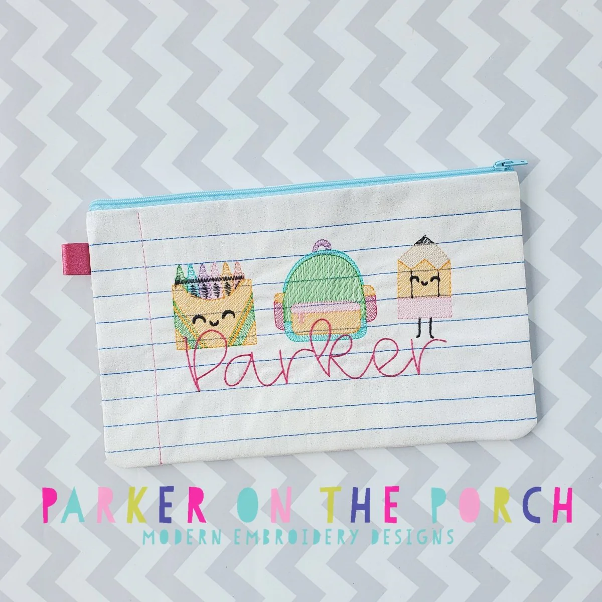 Digital Download- Notebook Paper Top Zip Zipper Bag