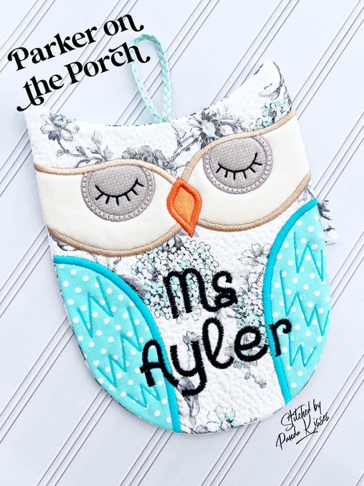 Digital Download -Give Thanks Collection- Owl Mug Rug and Hot Pad Set - Image 3