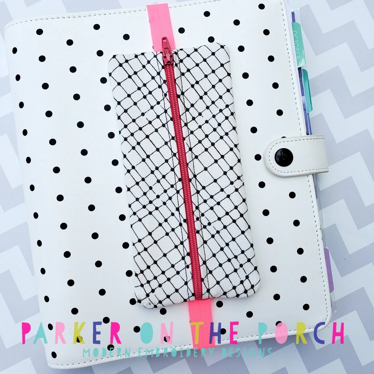 Digital Download - Pen Keeper Zipper Bag - Planner Band - Image 3