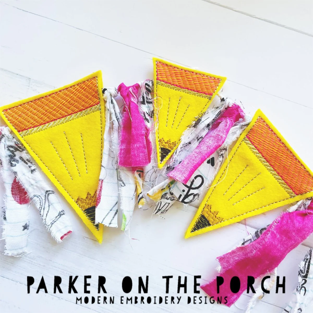 Digital Download- Pencil Bunting Banner
