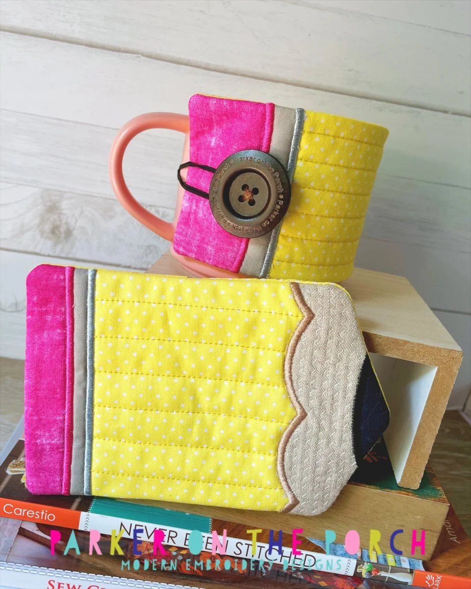 Digital Download - Pencil Mug Wrap and Mug Rug
