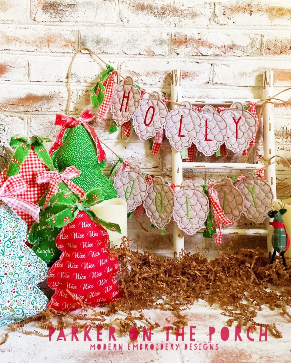 Digital Download- Pinecone Bunting Alpha Banner - Image 2