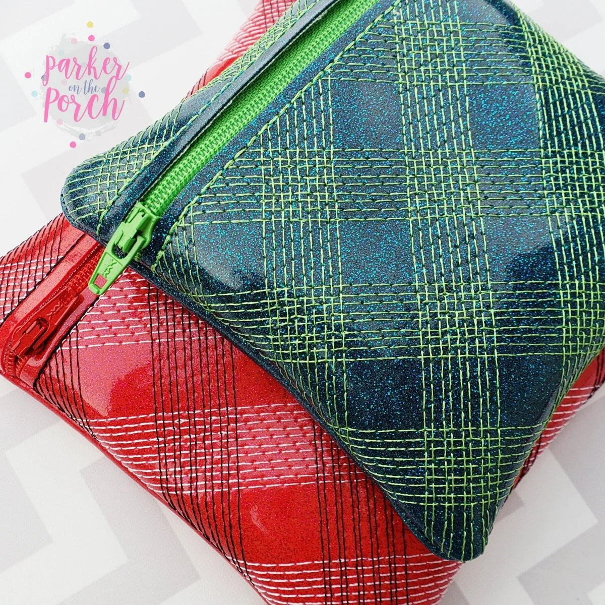 Digital Download - Plaid Zipper Bag