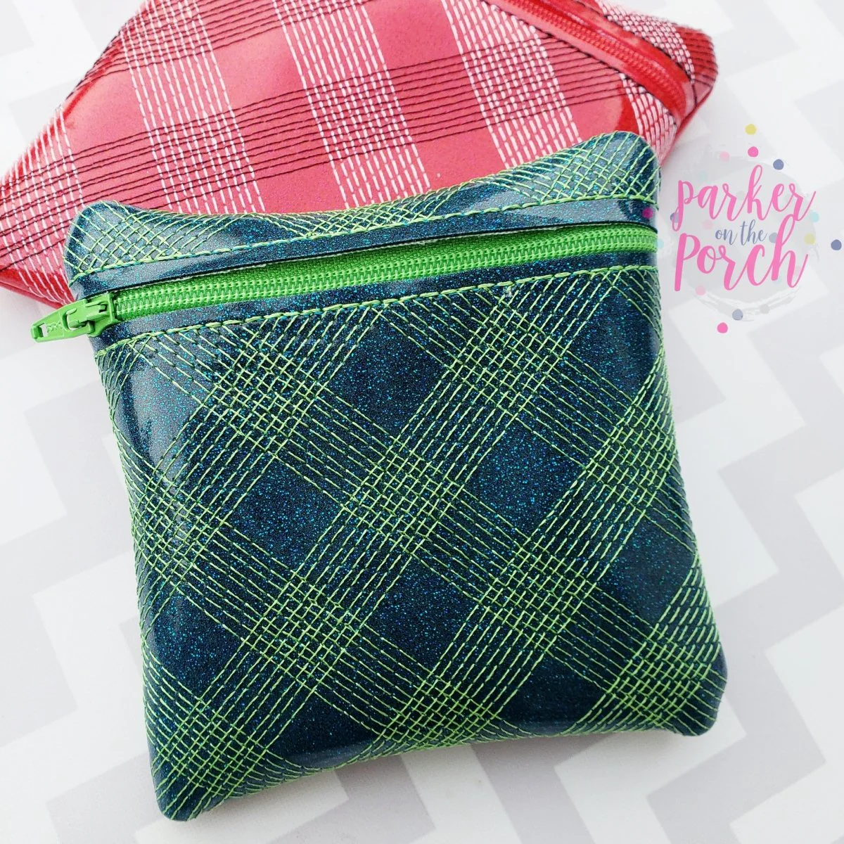 Digital Download - Plaid Zipper Bag - Image 2