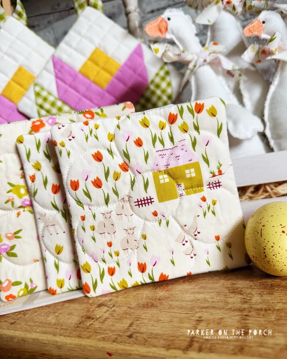 Digital Download - Plain Jane Coaster- Spring - Image 2