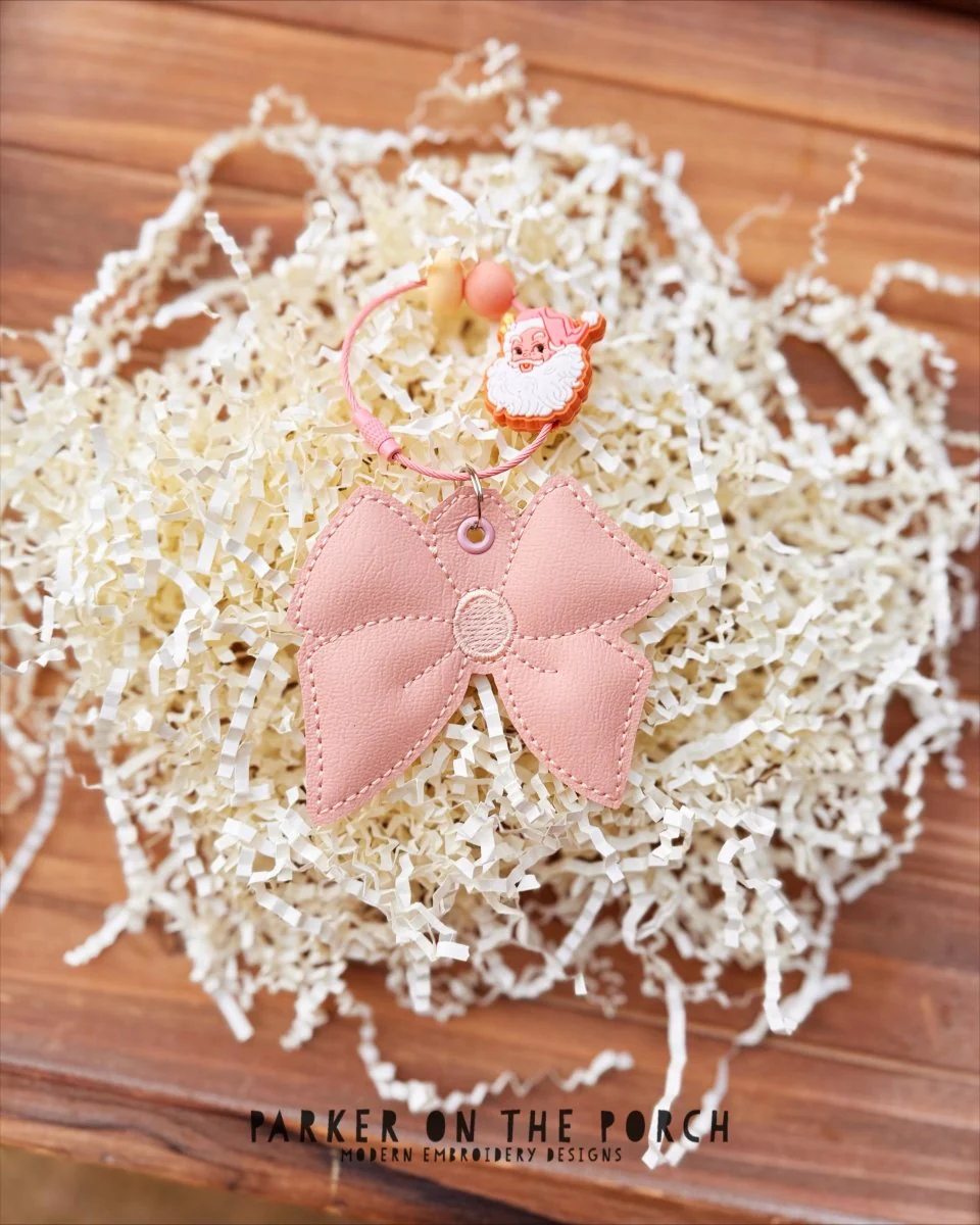 Digital Download- PUFF Bag Tag- Bow