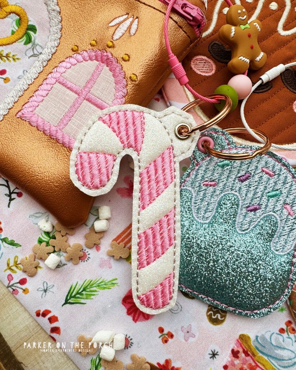 Digital Download- PUFF Bag Tag- Candy Cane