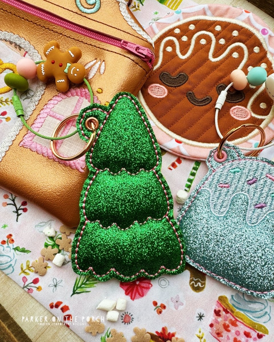 Digital Download- PUFF Bag Tag- Christmas Tree