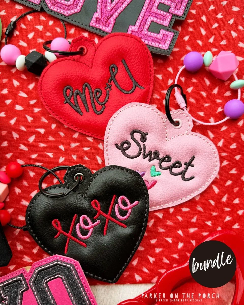 Digital Download- Puff Bag Tag- Conversation Hearts BUNDLE