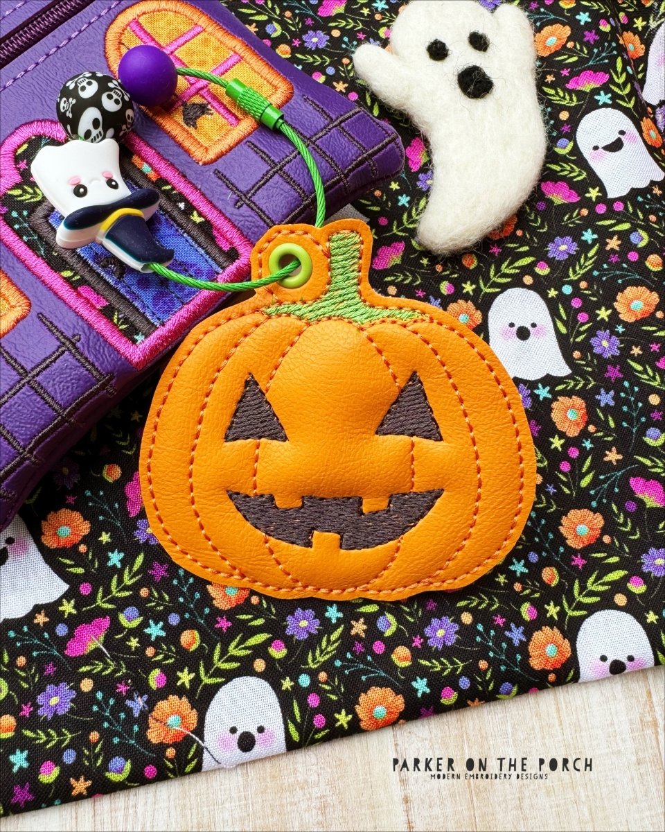 Digital Download- PUFF Bag Tag- Pumpkin