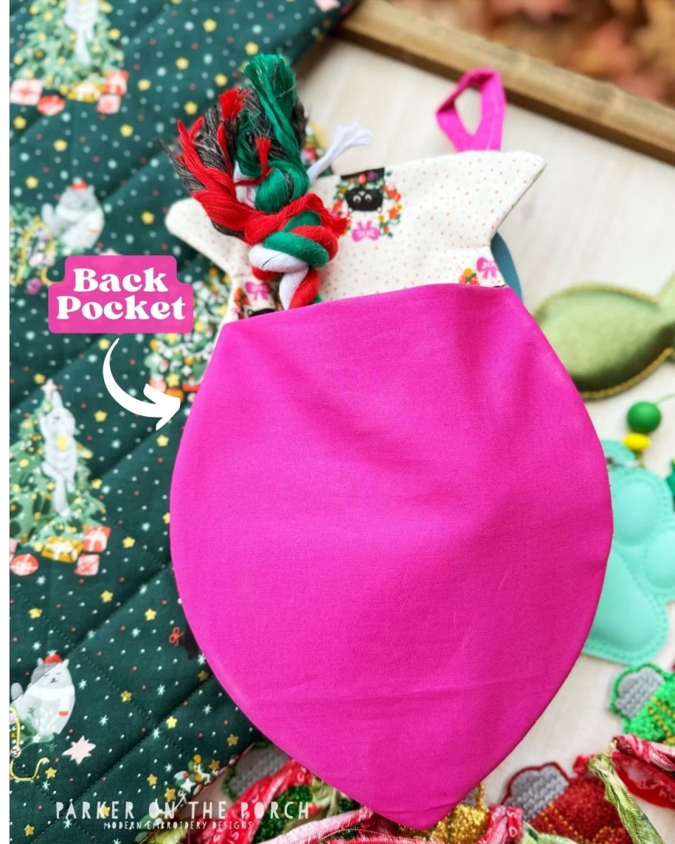 Digital Download- Quilted Fish Stocking (For Cats) - Image 2