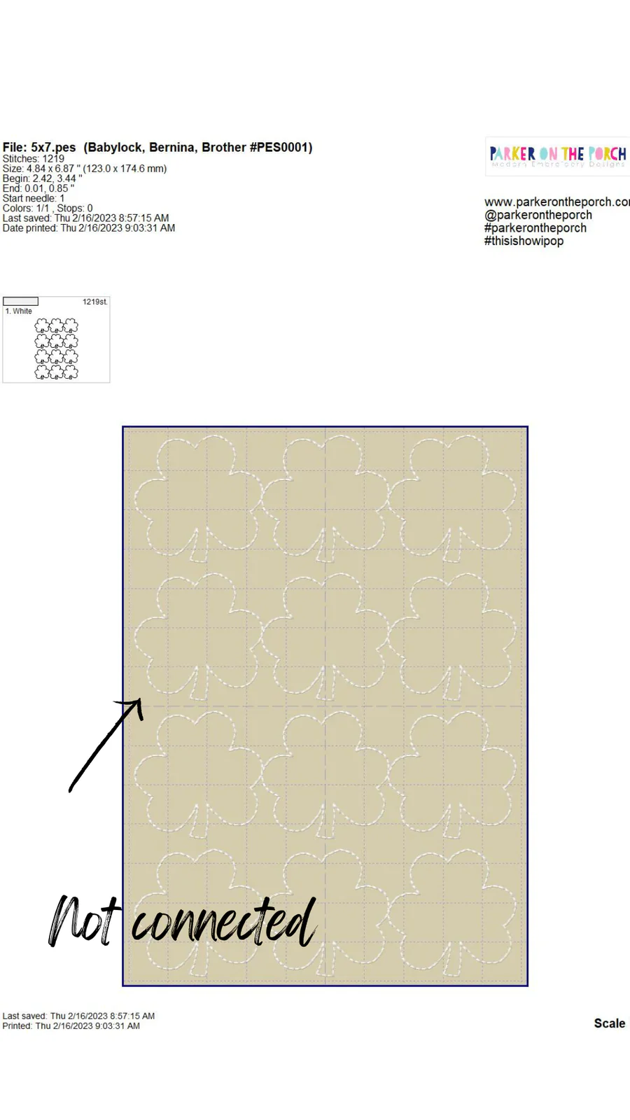 Digital Download- Rainbow Heart Quilting - Image 4