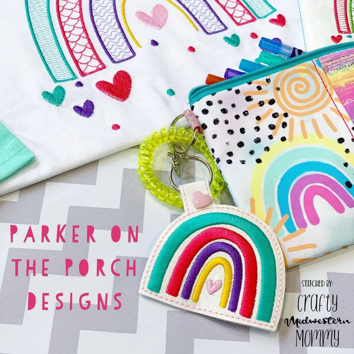 Digital Download- Rainbow Heart- Snaptab & Charm Set - Image 3