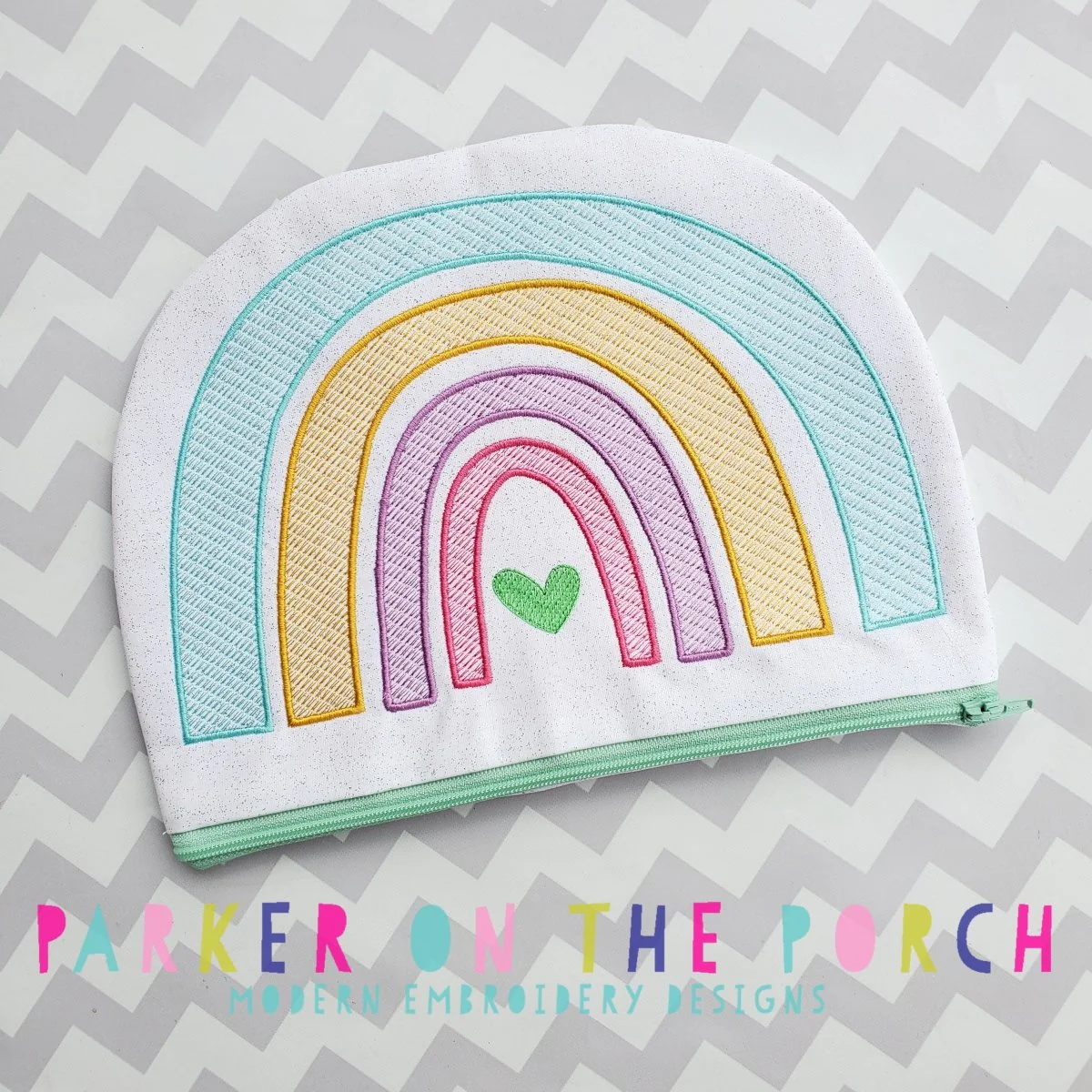 Digital Download- Rainbow Top Zip Zipper Bag
