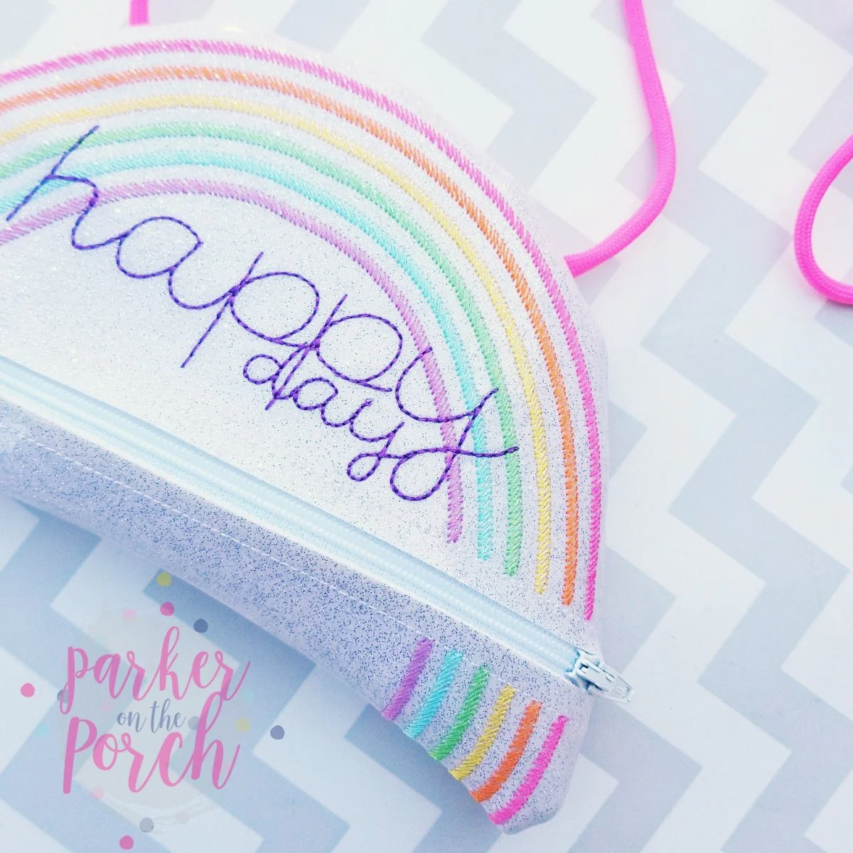 Digital Download - Rainbow Zipper Bag