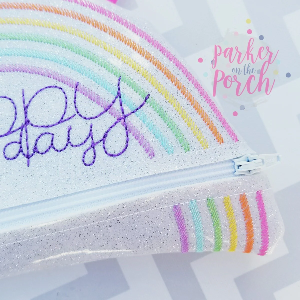 Digital Download - Rainbow Zipper Bag - Image 3