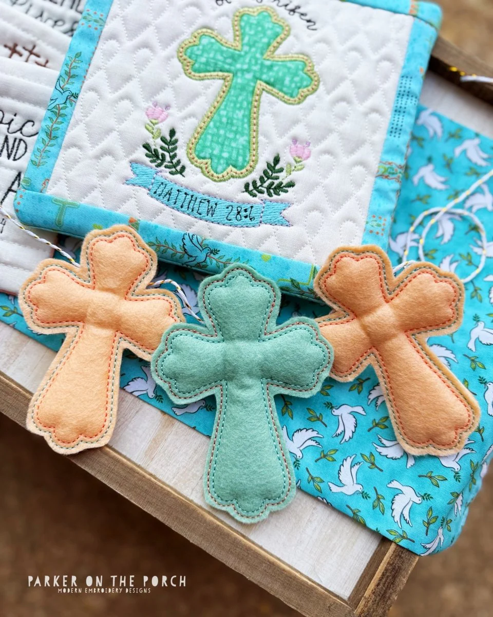 Digital Download - Rejoice - Cross Puff Banner