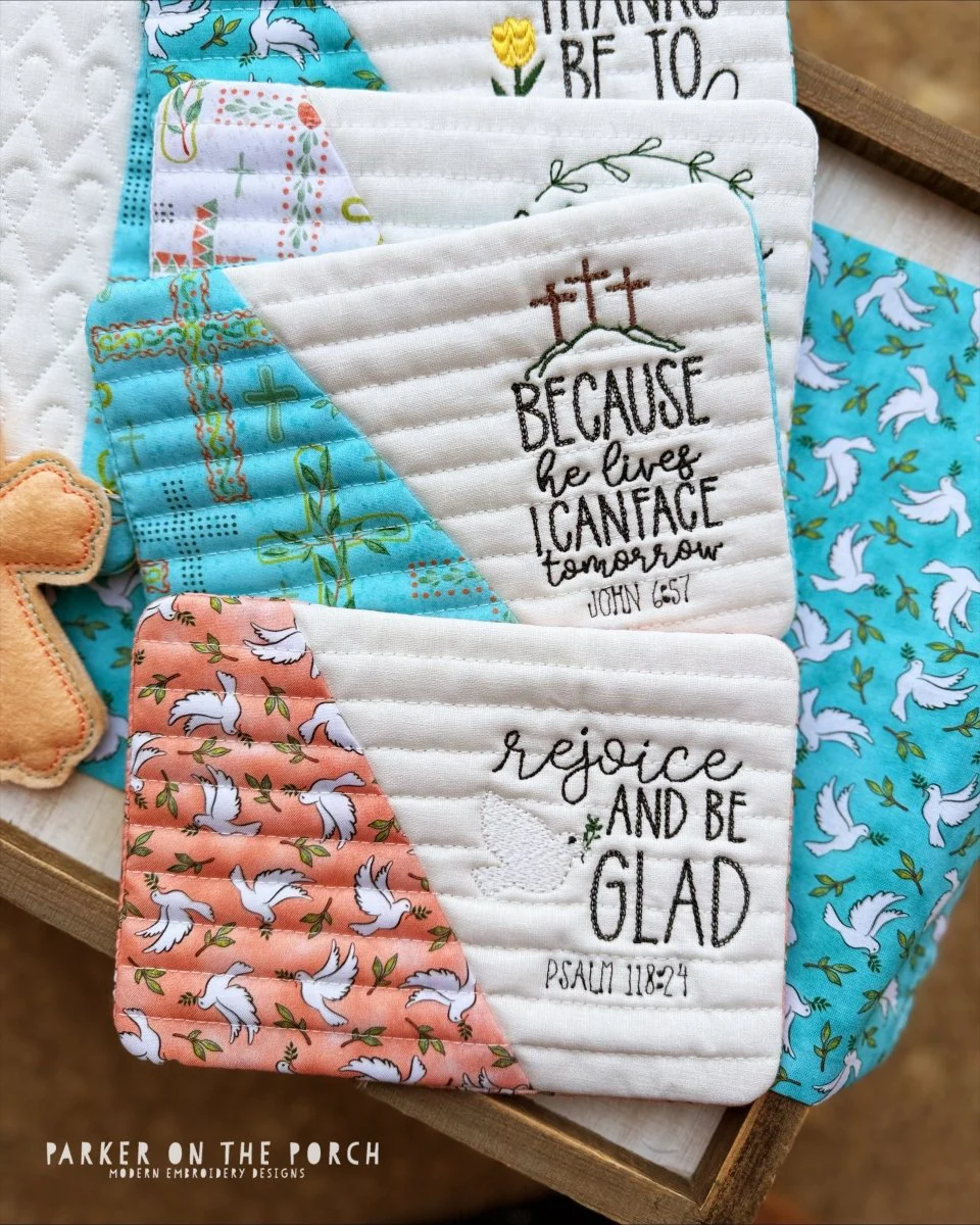 Digital Download - Rejoice - Mug Rug - BUNDLE - Image 2