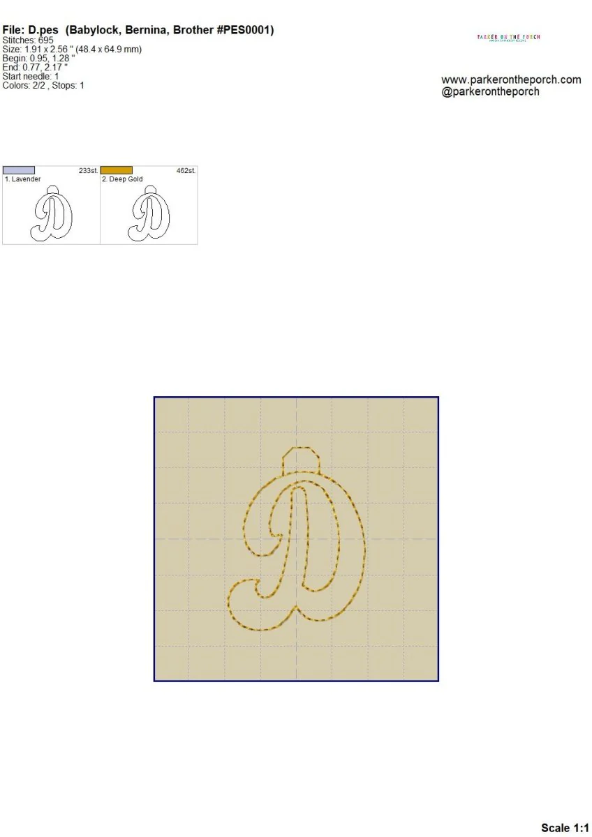 Digital Download - Retro Alpha Monogram Charm Set MINI - Image 5