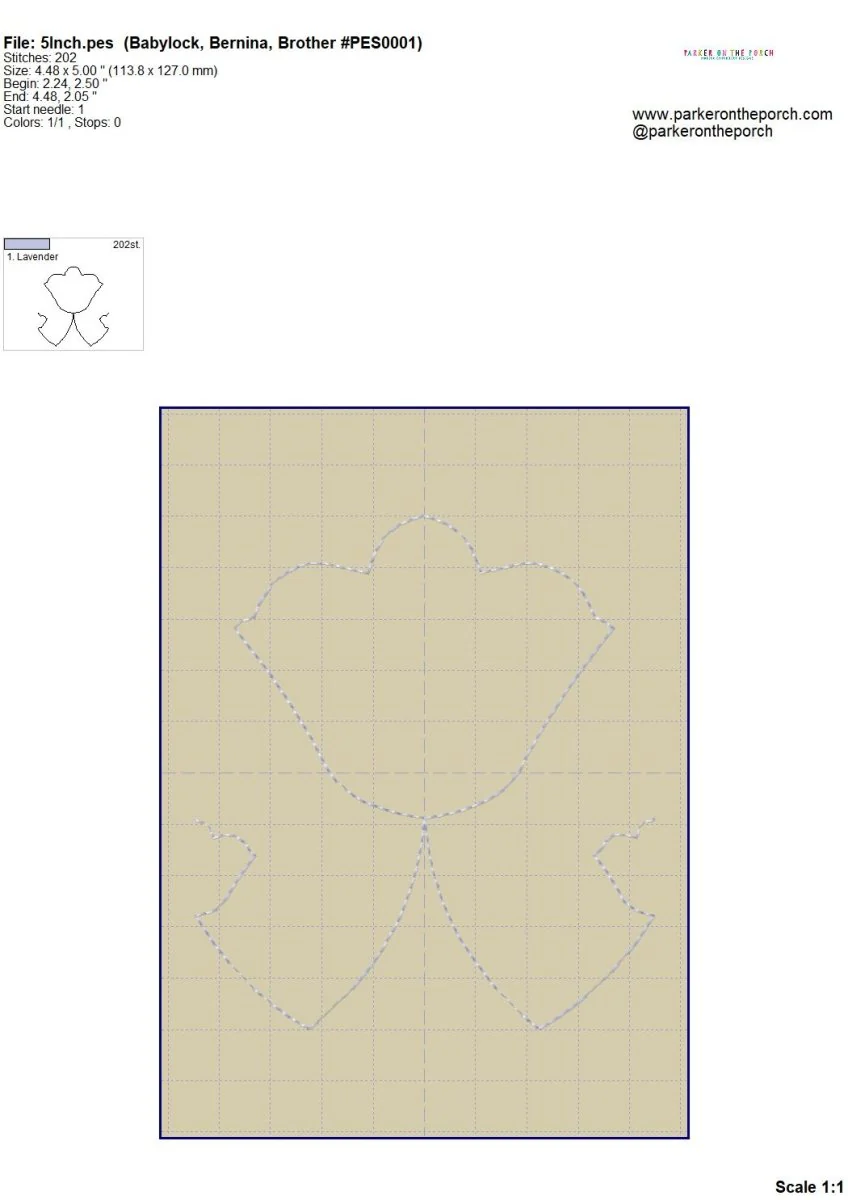Digital Download- Retro Tulip Quilting E2E - Image 15
